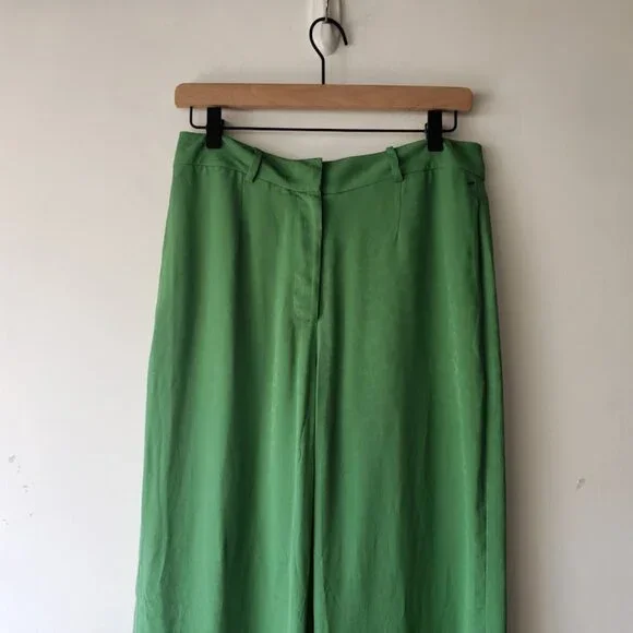 Materiel‎ Tbilisi High Rise Wide Leg Pants Green
